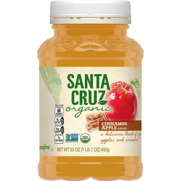 Santa Cruz Organic Apple Cinnamon Sauce 23 Ounce