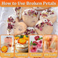 30+ Edible Dried Mixed Flowers - 25g Food Grade Natural Blooms for Cake Decorating  Tea  Cocktails  DIY - Ideal for Cocktail Toppers  Drink Garnish  Bath Soaks - No Additives  Vegan