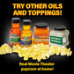 Real Theater Coconut Popcorn Oil - 30 oz Butter Flavored Coconut Oil for Whirley Pop Popcorn Maker, Popcorn Oil Butter Flavor St