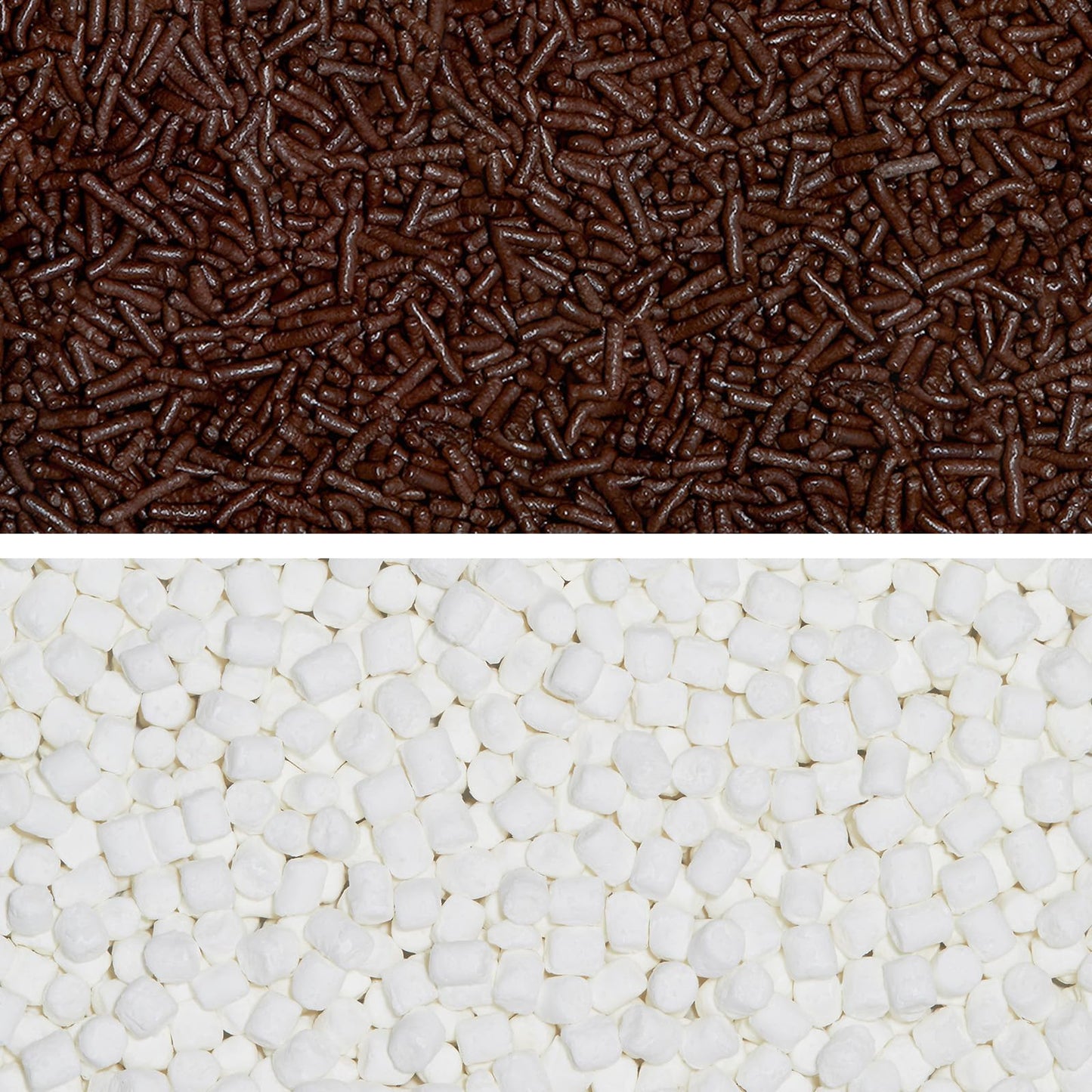 Fancy Sprinkles Gimme S'More Sprinkle Set Featuring Chololate Jimmies And Mini Marshmallows For Dessert Decorating, Smores And H