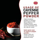 Spicy World Cayenne Pepper Powder Ground Chili Pepper 10 Pound Bulk Bag - 40K Shu, Hot Chilli Powder