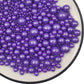Edible Purple Pearls Sugar Sprinkles 120g/4.23 oz, Mix size Candy Pearl for Cake Decorating and Cupcake Toppers, Cookie Decorati