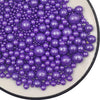 Edible Purple Pearls Sugar Sprinkles 120g/4.23 oz, Mix size Candy Pearl for Cake Decorating and Cupcake Toppers, Cookie Decorati