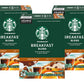 Starbucks Breakfast Blend Coffee K-Cups, 72 Count