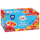 Dole Fruit Bowls Peaches in Strawberry Flavored Gel Snacks, 4.3oz 12 Total Cups, Gluten & Dairy Free, Bulk Lunch Snacks for Kids