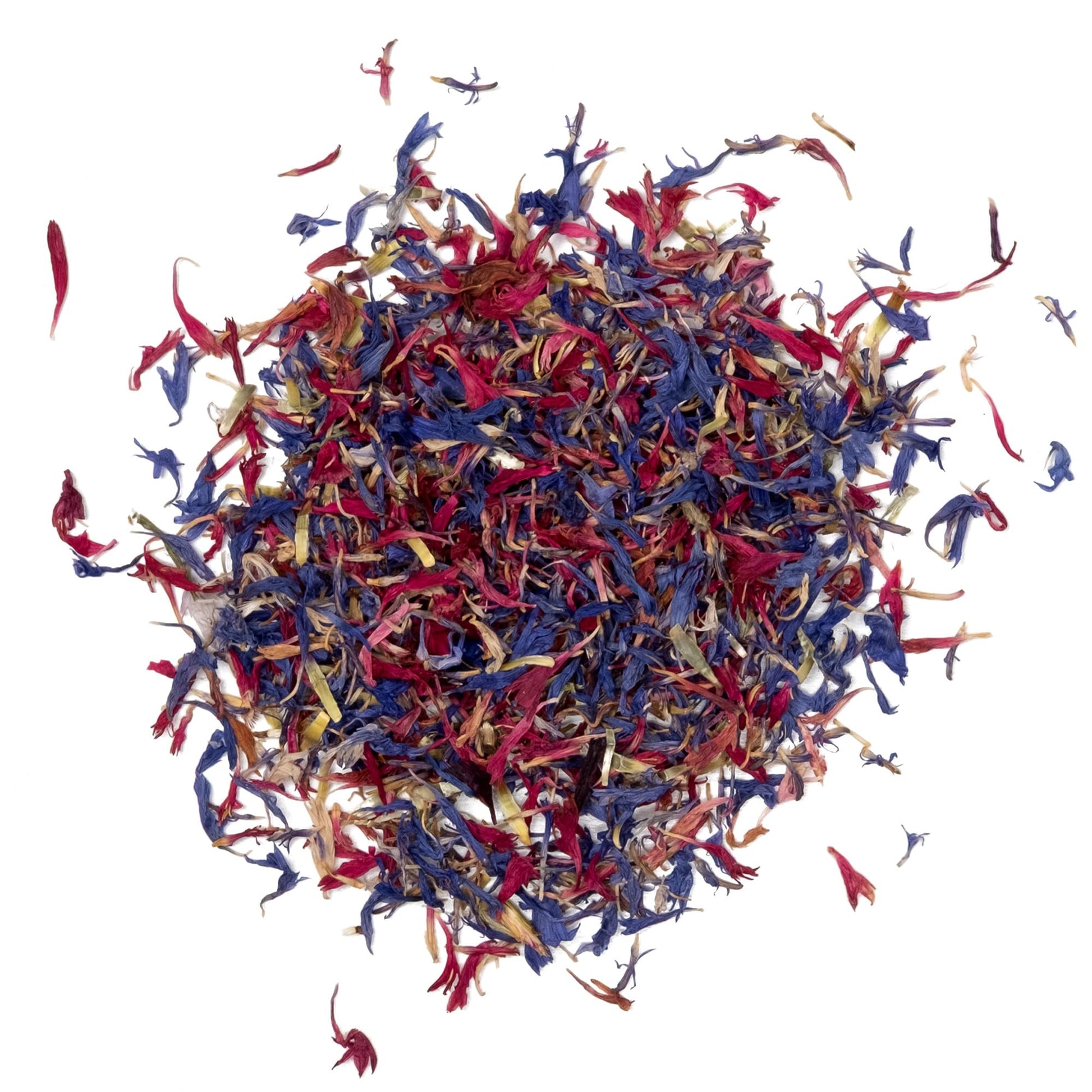 Magjo Naturals  Celebration Items Petal Blend (1 Oz) Edible Dried Flowers  Topping On Cupcakes  Desserts  Natural Culinary Grade  Espresso  Cappuccino  Patriotic Sprinkles