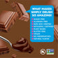 Simply Delish Instant Chocolate Pudding Mix - Plant Based Guilt Free Desserts - All Natural, Sugar Free, Non Gmo, Gluten Free, F