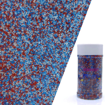 Edible Sanding Sugar Sprinkles for Cookie Decorating, Sugar Sprinkle Mix For Celebration Cakes, Cupcakes, Cookies, 3OZ (Red&Blue