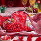 NUT CRAVINGS - Valentines Day Mixed Candy Heart Shaped Gift Basket, Love in A Box (6 Assortments) Romantic Food Arrangement, Hea