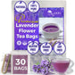 TOG999 Lavender Flower Tea Bags, 100% Natural Herbal Tea, Caffeine-Free, Vegan, 30 Bags