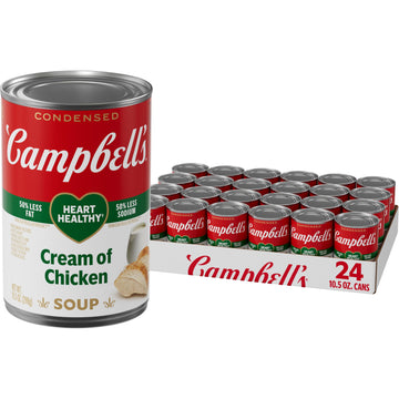 Campbell's Condensed Healthy Request Cream of Chicken Soup, 10.5 Ounce Can (Pack of 24)