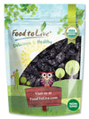 Food to Live Organic Pitted Prunes, 8 Ounces Dried California Plums, Non-GMO, Kosher, Unsulfured, Unsweetened, Bulk