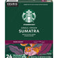 Starbucks Sumatra Single-Origin Coffee K-Cup Pods, Dark Roast Ground Coffee With Earthy & Herbal Flavor, 24 Ct K-Cup Pods Per Bo