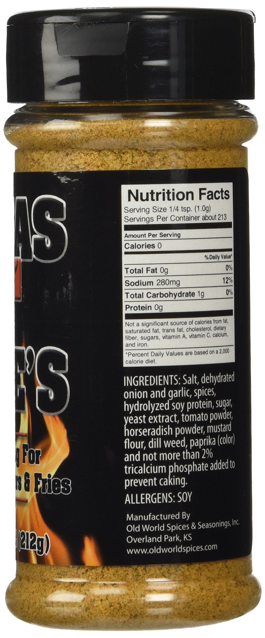Oakridge BBQ Texas T-Bones Rub and Seasoning for Steaks, Burgers and Fries 7.5 Ounce (Pack of 2)