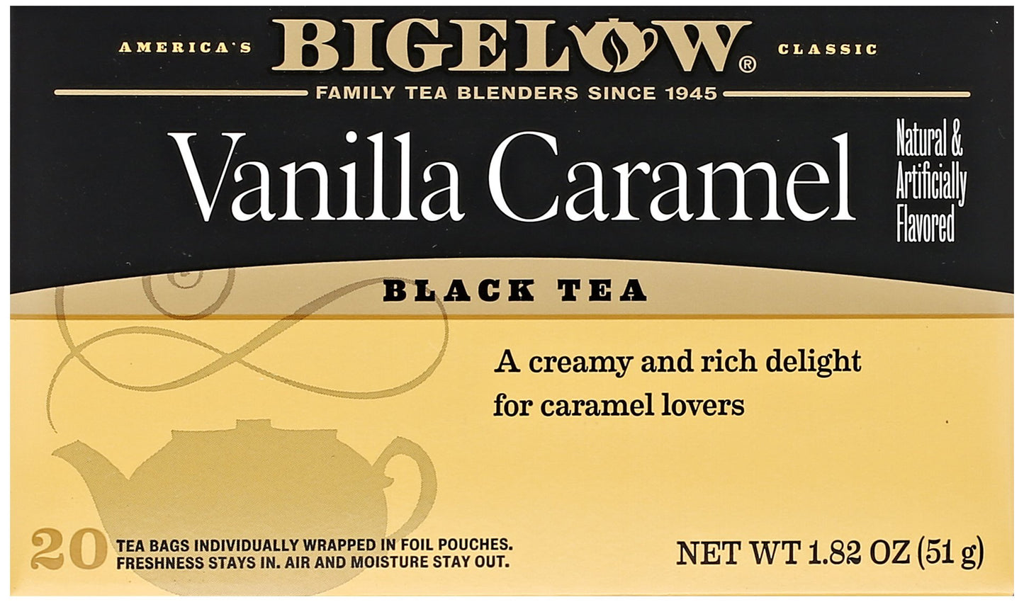 Bigelow Vanilla Caramel Black Tea (20 Teabags)