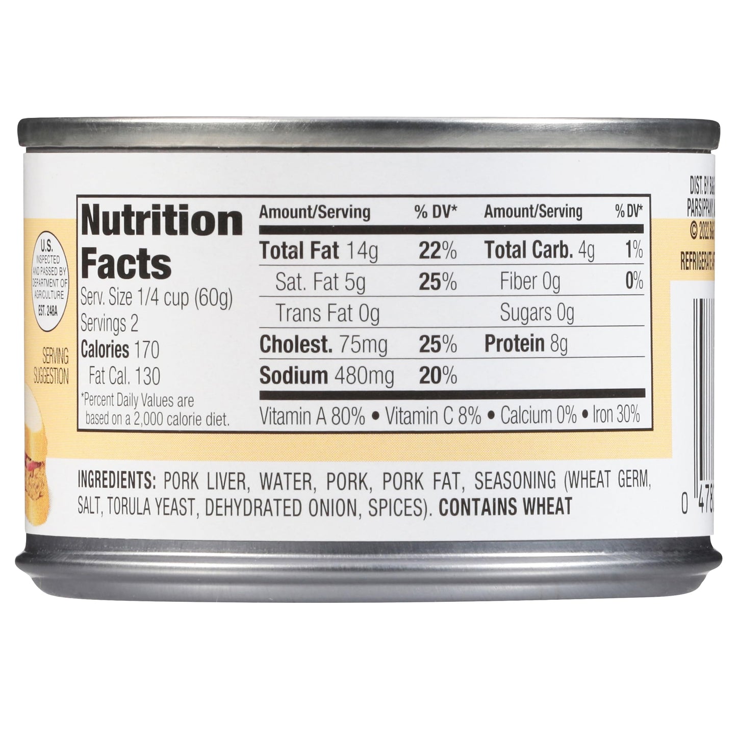 Underwood Liverwurst Spread 4.25 Ounce (Pack Of 2)