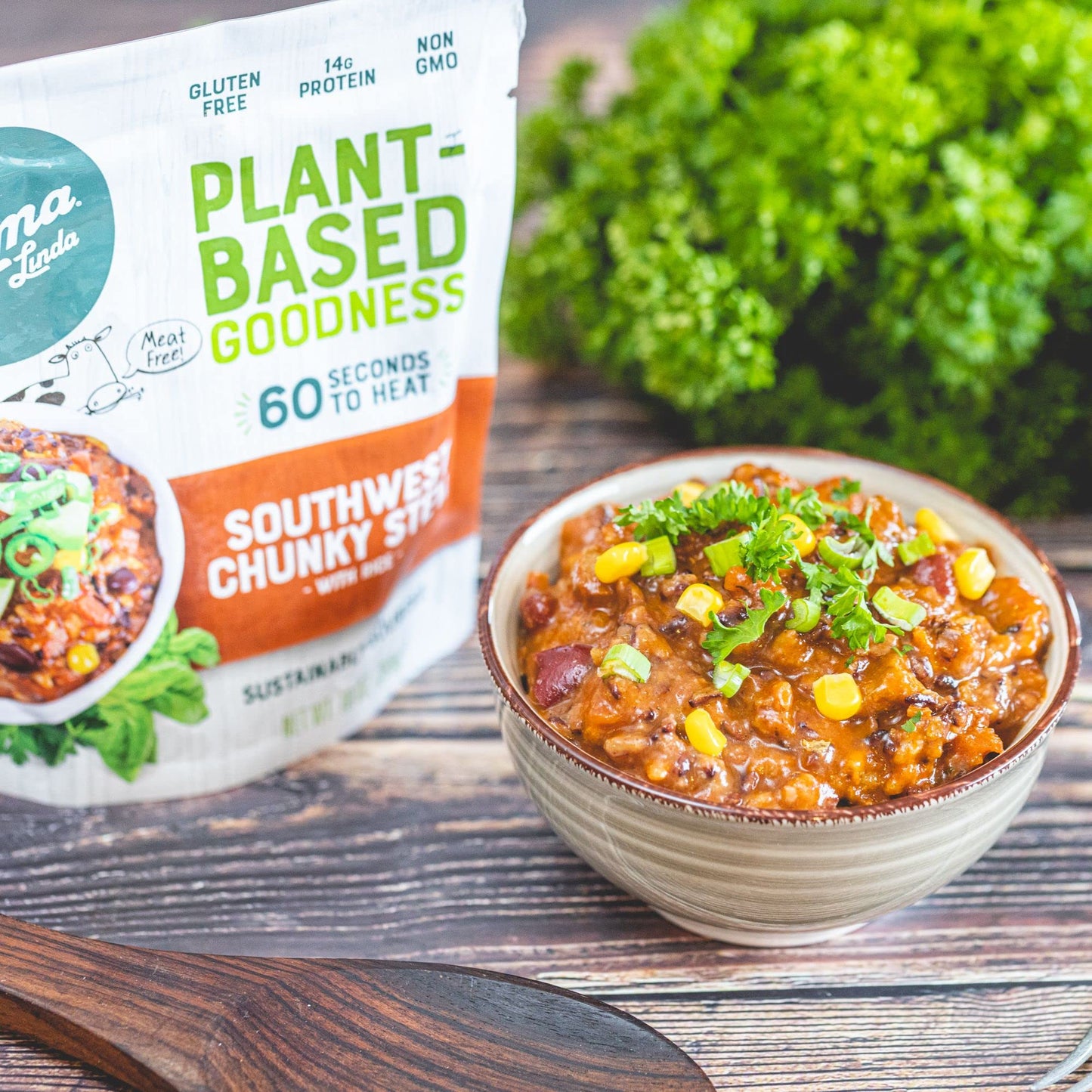 Loma Linda - Plant-Based Complete Meal Solution Packets (Southwest Chunky Stew (10 Oz), 6 Pack)