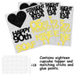 18Pcs Black Gold Glitter Dessert Cupcake Pick For Straight Outta 1934 Cheer To 90 Years Old Theme Decor Supplies Happy 90Th Birt