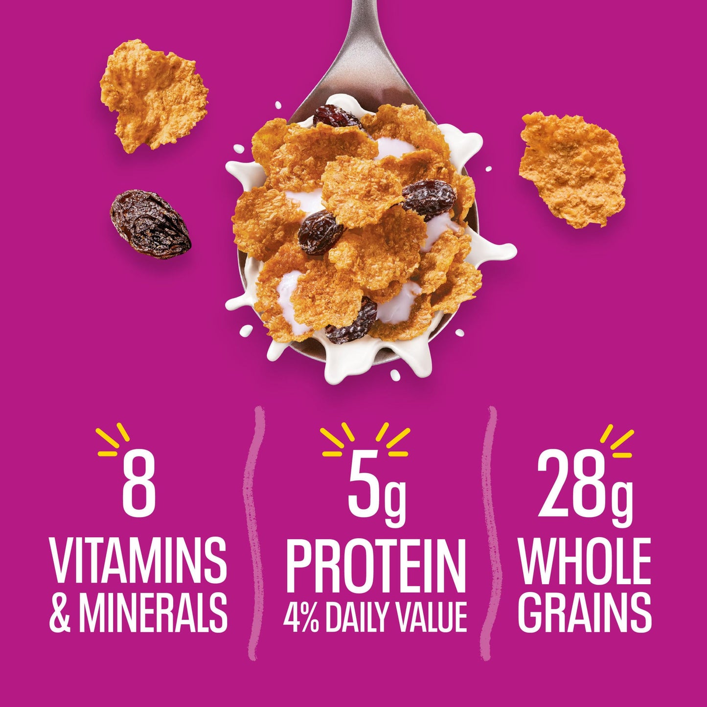 Kelloggs Raisin Bran Breakfast Cereal  High Fiber  28g Whole Grain  16.1 oz