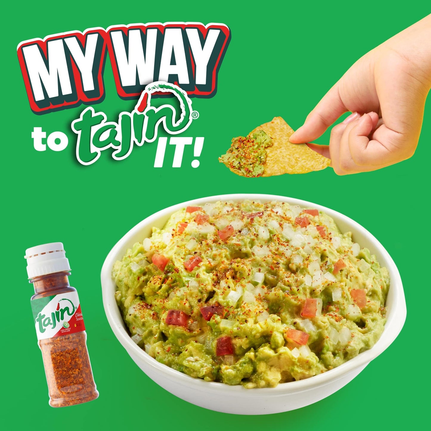 Taj  n Cl  sico Chile Lime Seasoning Mini Display 0.35 oz, 40 Mini Bottles (Pack of 2)