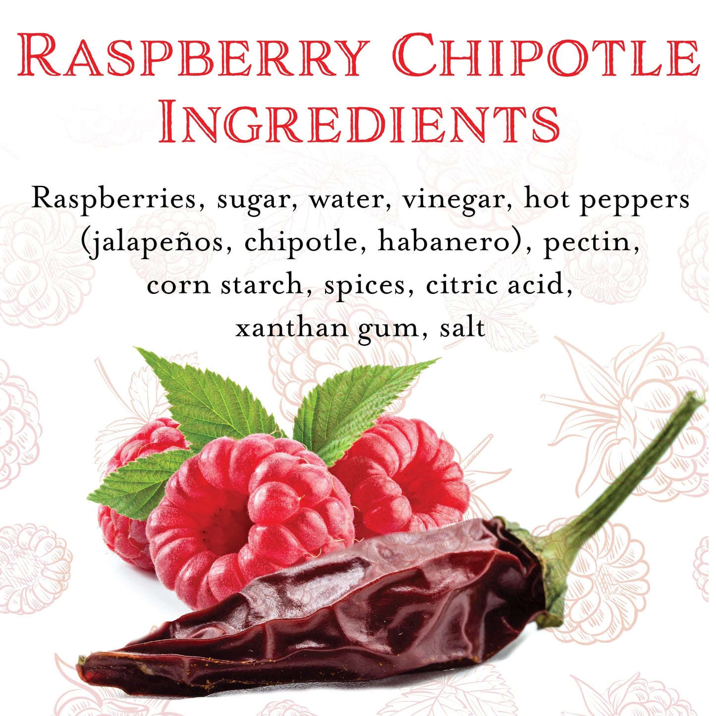 Cornabys Raspberry Chipotle Spicy Sauce (14.9 Oz.) Pack Of 1 | Perfect Combination Of Sweet And Spicy | Smoky Grilling Sauce For