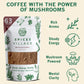 Spices Village Instant Mushroom Coffee with Lion’s Mane & Chaga, 5 oz, Ground Arabica, Kosher