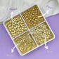 Miss Doozy Gold Sprinkles with 4-Claw Pickup Tool, 6.5oz, Bright Gold Metallic Rod & Star Sprinkles for Cake Decorating
