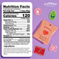 FUNDAY Sour Peach Hearts - 12 x 50g Bags - No Sugar Added - Gluten-Free Sour Candy with Natural Flavors & Prebiotic Fiber