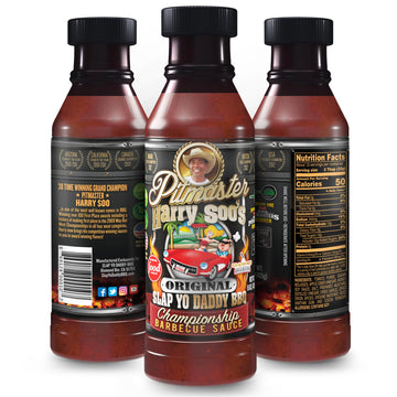 Slap Yo Daddy BBQ Sauce - Original Championship Barbecue Sauce - Gluten-Free, No MSG - 15 oz