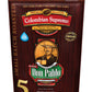 5Lb Don Pablo Colombian Supremo - Whole Bean Arabica Coffee - Medium-Dark Roast - Low Acidity - 5 Pound (5 Lb) Bag