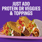 Taco Bell Crunchy & Soft Taco Cravings Kit with 6 Soft Tortillas, 6 Crunchy Taco Shells, Taco Bell Mild Sauce & Seasoning, 12.9