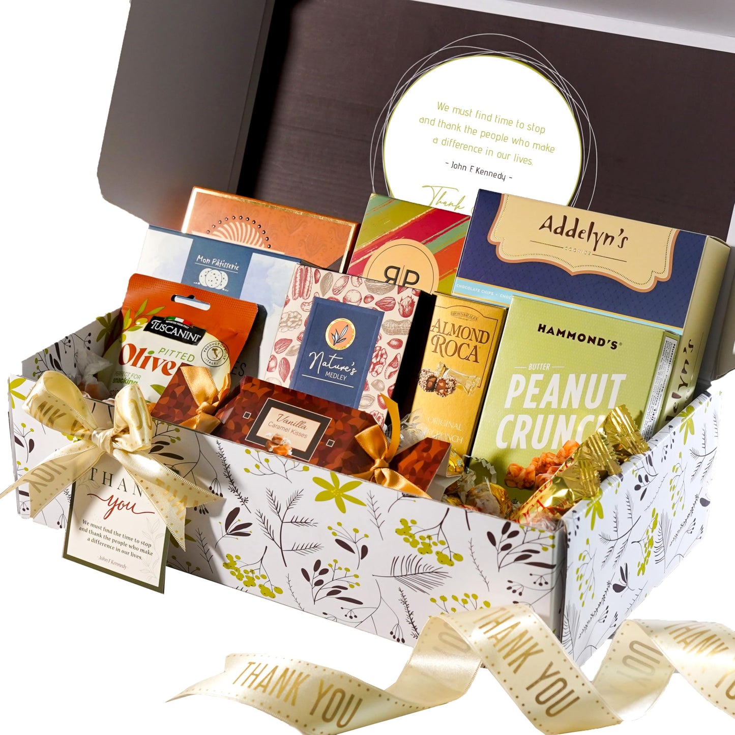 Broadway Basketeers Gourmet Gift Box - Deluxe Treats Care Package - 3 lbs - Multicolored