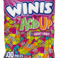 Winis Chewy Candy Sour & Spicy Variety Bag, Taffy Candies 100 individually wrapped pieces, Sharing Size 12Oz Candy Variety Bag. 