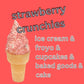 Strawberry Crunchies Crunch Toppings Ice Cream, Froyo, Cupcakes, Frappe And Dessert Toppings 7 Ounce