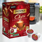 Twinings Chai Black Tea K-Cup Pods For Keurig, 24 Count (Pack Of 1), Naturally Sweet And Savoury Spice Flavours, Caffeinated, Enjoy Hot Or Iced | Packaging May Vary