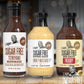 G Hughes Sugar Free Barbecue Sauces - Hickory BBQ Sugar Free Sauce - 18 Oz, Honey Mustard Sugar Free Dipping Sauce - 18 Oz, Suga