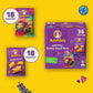 Annie'S Homegrown Organic, Snack Variety Pack, Cheddar Bunnies And Bunny Grahams, 1 Oz, 36 Ct