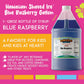 Hawaiian Shaved Ice Blue Raspberry Syrup - Nut Soy Dairy Free - Flavor Fluffy & Crunchy Snow Cone Ice - Shelf Stable - Makes 64
