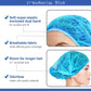 Disposable Bouffant Caps 100 Pcs,21Inches Hair Net, Elastic Dust Cap For Food Service, Kitchen Head Cover (Blue)