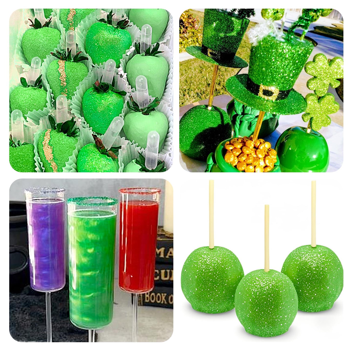 Green Edible Glitter - Edible Glitter Spray 10G Edible Green Glitter For Cakes Food Grade Drink Glitter Green Edible Glitter For