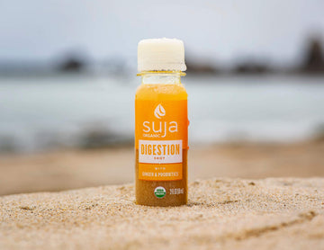 Suja Organic Cold-Pressed Digestion Shot With Ginger And Probiotics, 2 Fl Oz (Pack Of 15)