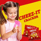 Cheeze-It Cheese Crackers Snacks, 24 Pack Original Baked Snack Crackers, Made with Real Cheese, Lunch Snack Crackers Mini Packs,