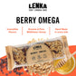 Lenka Handmade Craft Granola Bars - Berry Omega Gluten Free High Fiber - Nutritious Snack Bar With Organic Granola - 12 Pack