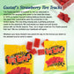 Tire Tracks Strawberry Bites, 2 Pack - 5 Oz Each | Delicious Strawberry Flavored Candy | Imported Chewy Treats - Comes With Rus