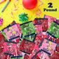 Buha Sweets Bulk Halloween Lollipops Candy Variety Pack - 120 Assorted Flavors - 2 Pound - Individually Wrapped