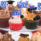 40 Pieces 2024Graduation Theme Paper Cupcake Decoration Flash Grade 2024Graduation Hat Certificate Paper Cupcake Selection 2024