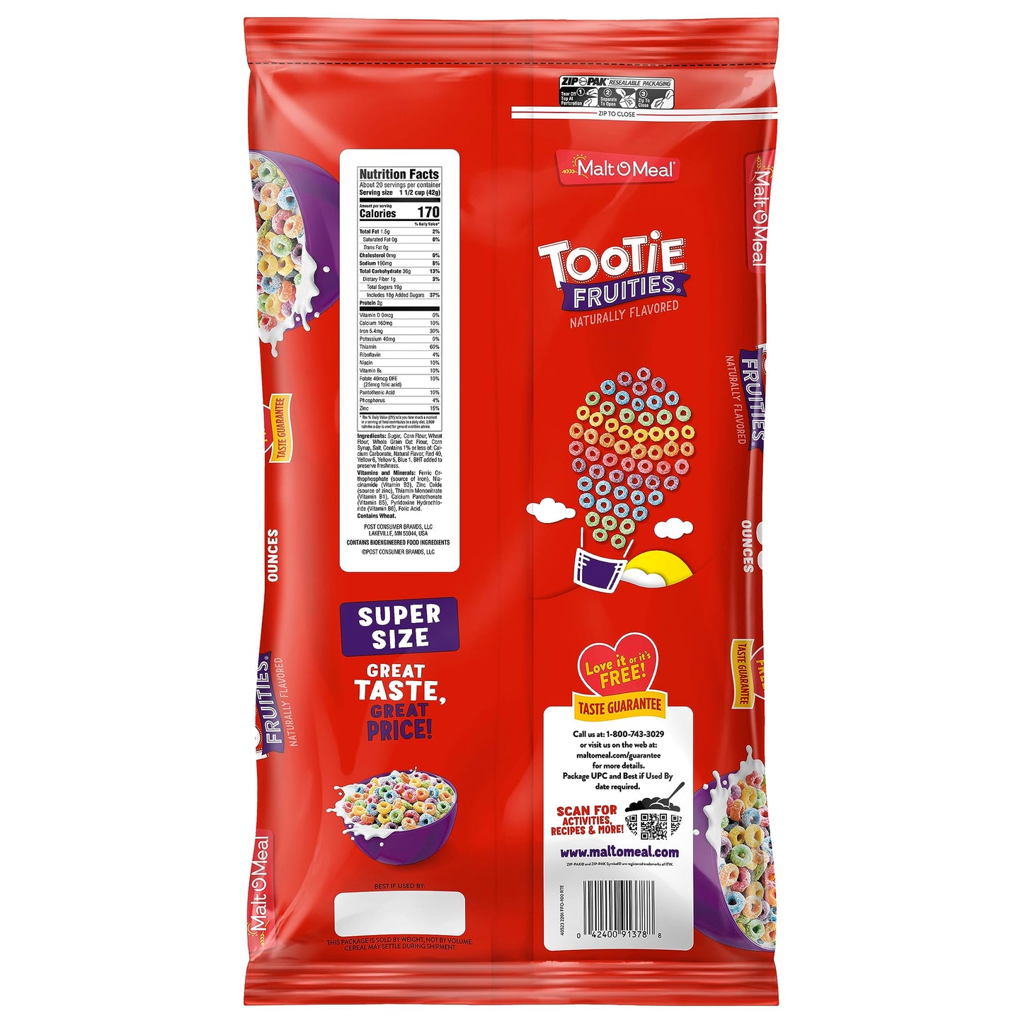 Mom Brand Tootie Fruities, 30 Ounce