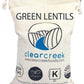 Grown In Montana Green Lentils | 4 Lb Linen Drawstring Bag | Non-Gmo | Kosher | Vegan | Non-Irradiated