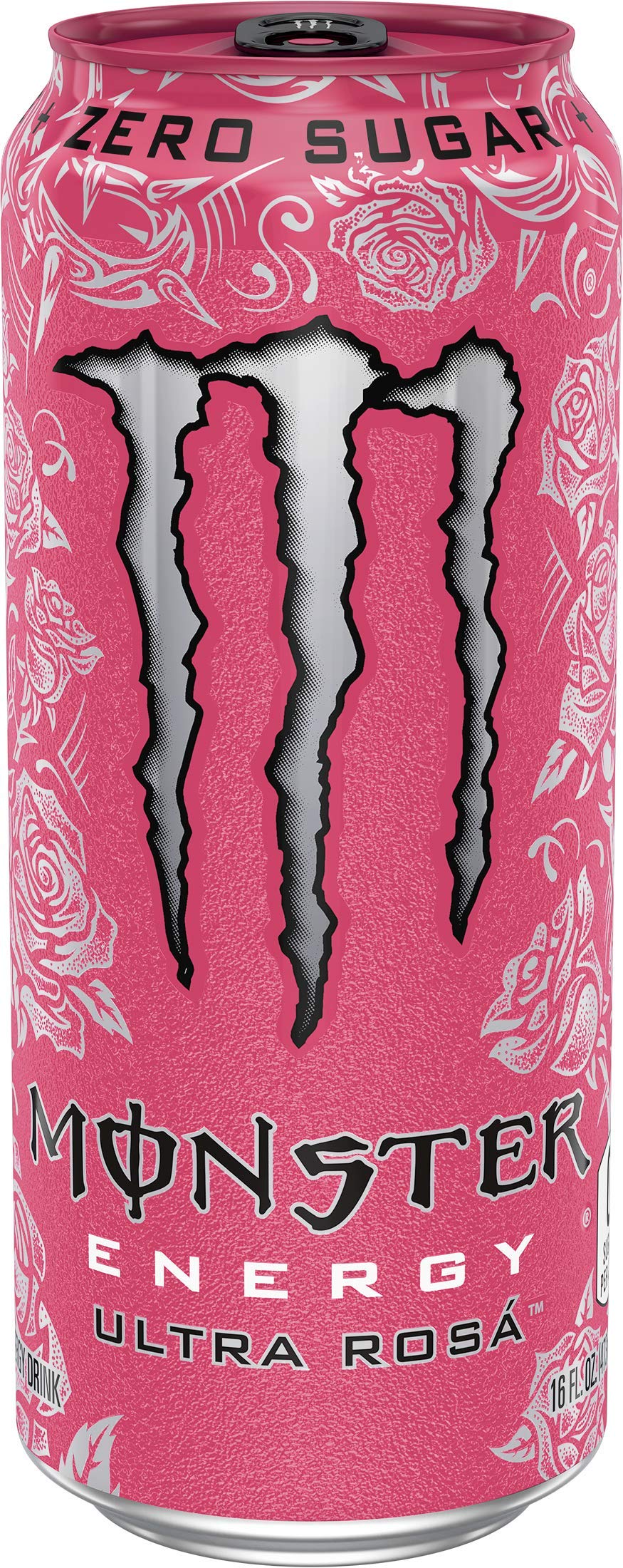 Monster Energy Ultra Rosa Sugar Free Energy Drink, 16 Ounce (Pack of 24), Pink