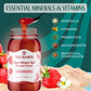 TrueSeaMoss Sea Moss Gel - Made in USA - Wildcrafted Seamoss  Fresh Fruits & Jarred Vegetables - Strawberry  Pack of 2 (Labels may Vary)